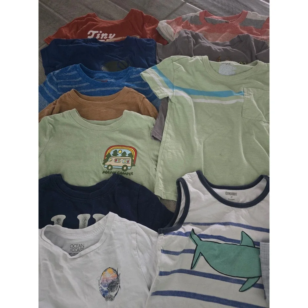 Boys 4/4T Clothing Lot 20+ Pieces Shorts Pajamas Shirts Bathing Suit